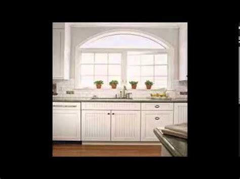 By a la maison ceilings. White Beadboard Kitchen Cabinets - YouTube