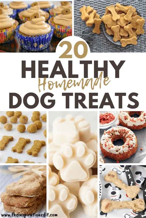 20 Healthy Homemade Dog Treats Your Dog Will Love · The Inspiration Edit