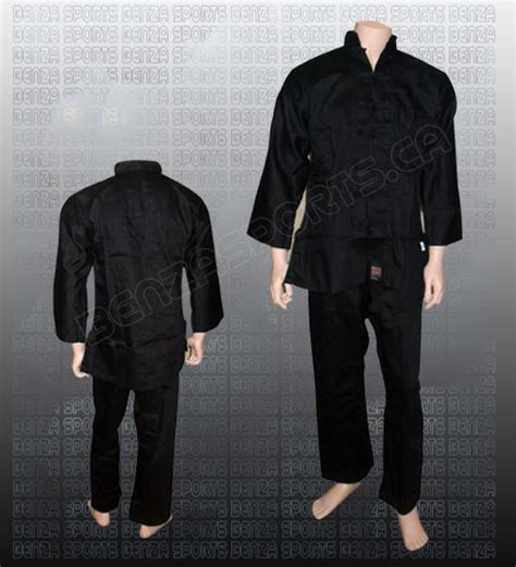 Kung Fu Uniform Black For Training And Competition Kung Fu Supplies Toronto