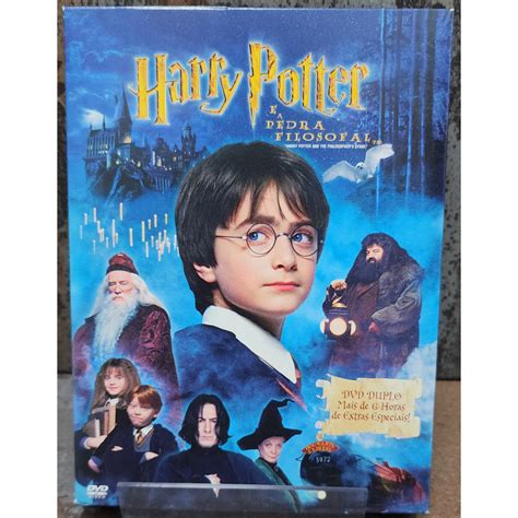 DVD Harry Potter E A Pedra Filosofal 2 Discos Em Digipack Dublado