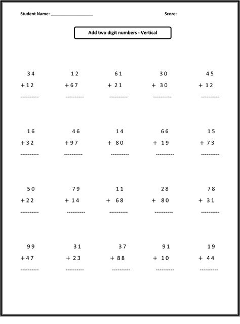 Free 2nd Grade Math Worksheets For Practice And Fun Style Worksheets