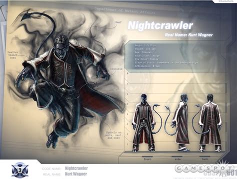 Character Model — Nightcrawler From X Men Game