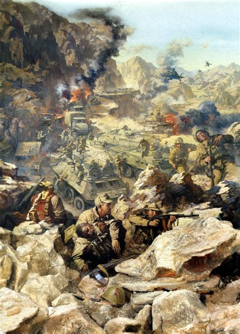 Zoom In Soviet Convoy Ambushed By The Mujahideens Soviet Afghan War