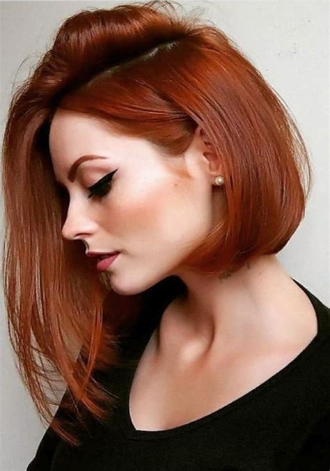 Medium Short Red Hairstyles