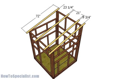5x5 Deer Blind Roof Plans Howtospecialist How To Build Step By