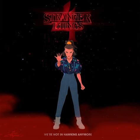 Download Stranger Things 4 Eleven Digital Art Wallpaper