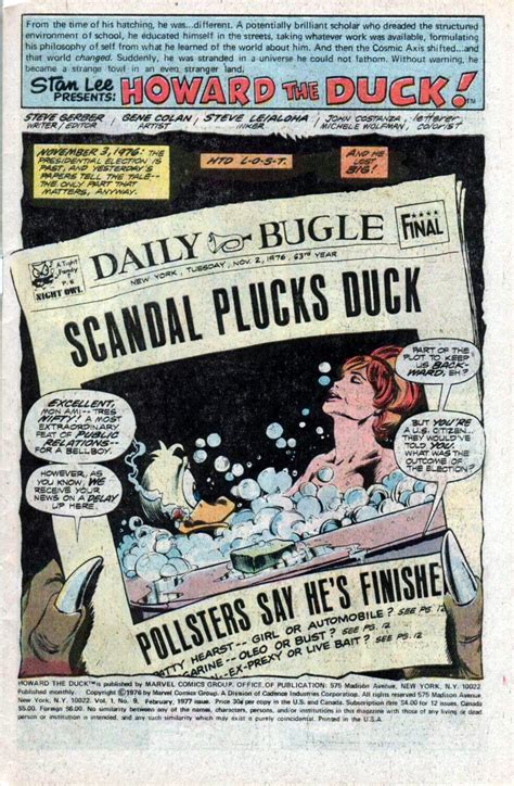 Read Online Howard The Duck 1976 Comic Issue 9