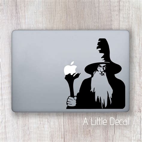 Gandalf Lord Of The Ring Macbook Sticker Macbook Decal Laptop Etsy