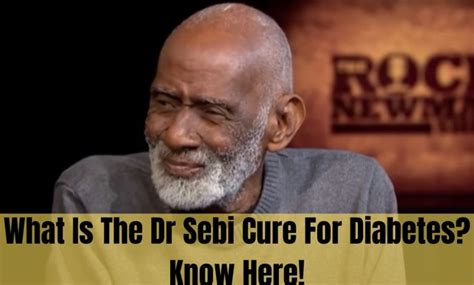 What Is The Dr Sebi Cure For Diabetes Know Here