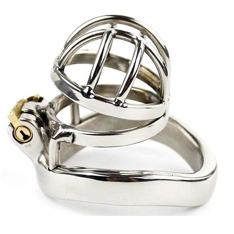Male Chastity Smaller Stainless Steel Chastity Belt Cock Lock Chastity