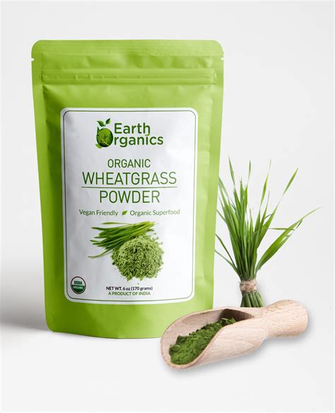 Organic Wheatgrass Powder Earth Organics ® Shop Earth Organics