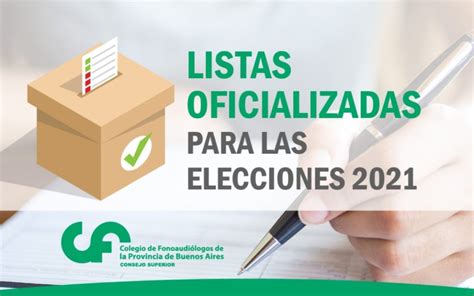 Listas Oficiales Para Las Elecciones Cofoba