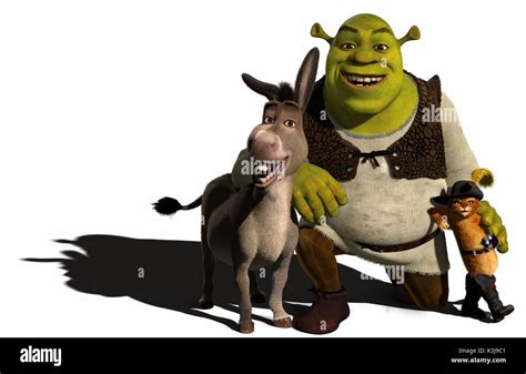 Shrek 3 Puss In Boots Donkey 2007 Hi Res Stock Photography And Images