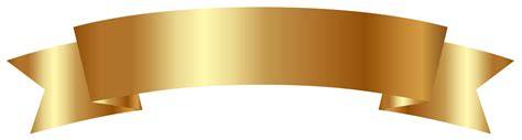 Gold Banner Ribbon Clip Art Gold Banner Cliparts Png Download 6098