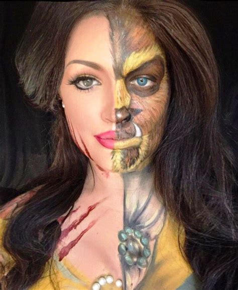 30 Amazing Halloween Half Face Makeup Ideas For You To Try Instaloverz