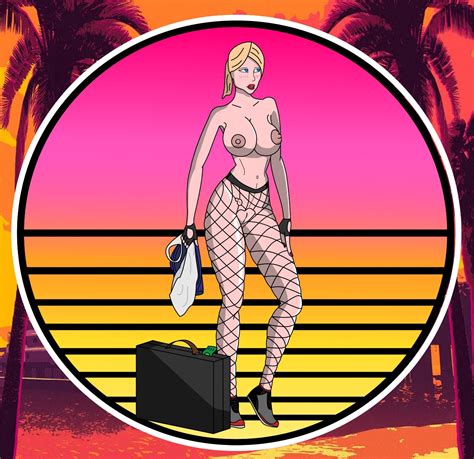 Rule 34 Big Breasts Blonde Hair Blue Eyes Blush Grand Theft Auto Grand Theft Auto Online Gta