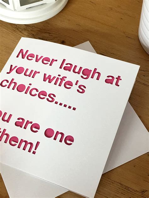 Funny Anniversary Card Wedding Anniversary Husband Wife Etsy