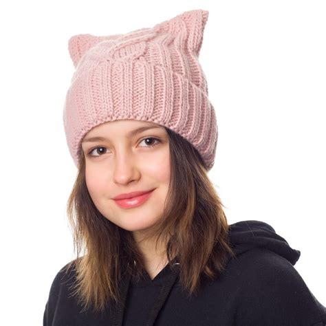 Pink Pussyhat Lined With Fleece Pussyhat Pussy Hat For Etsy