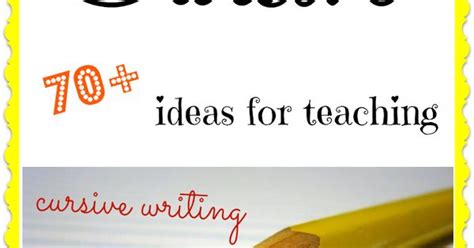 70 Ideas For Teaching Cursive Handwriting Cursive Handwriting