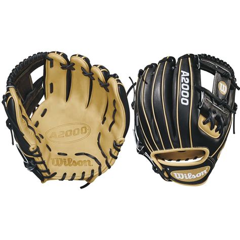 Wilson 115 A2000 Black And Blonde Baseball Glove Wta20rb181786