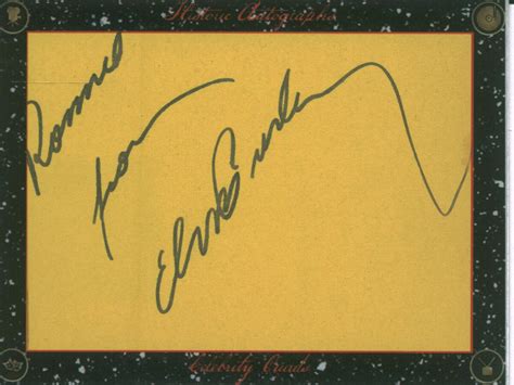 Lot Detail Elvis Presley Boldly Signed Historical Autographs