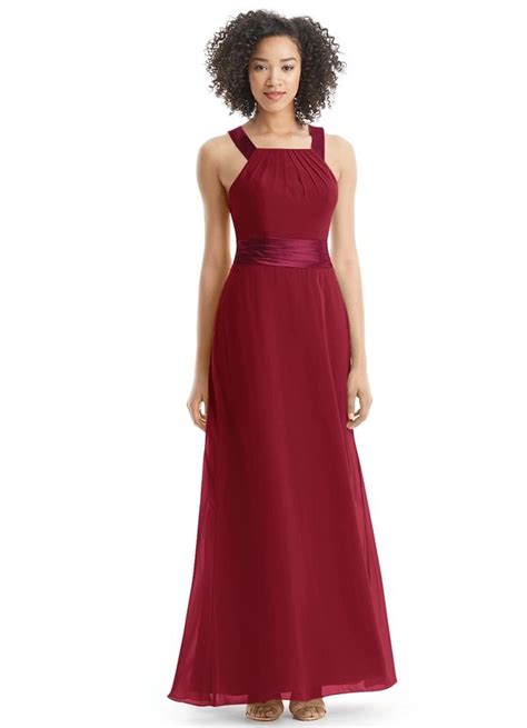 Azazie Rory Burgundy Bridesmaid Dresses Mulberry Bridesmaid Dresses