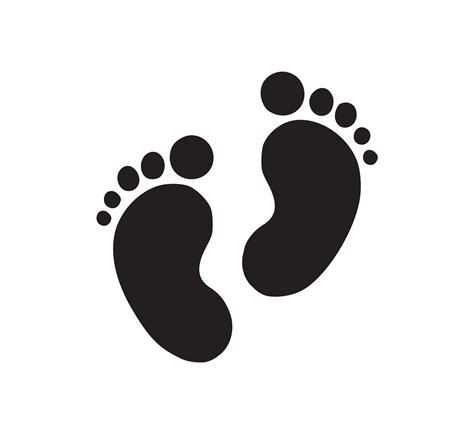 Baby Footprint Baby Feet Svg Instant Download Svg Png Eps Etsy Denmark
