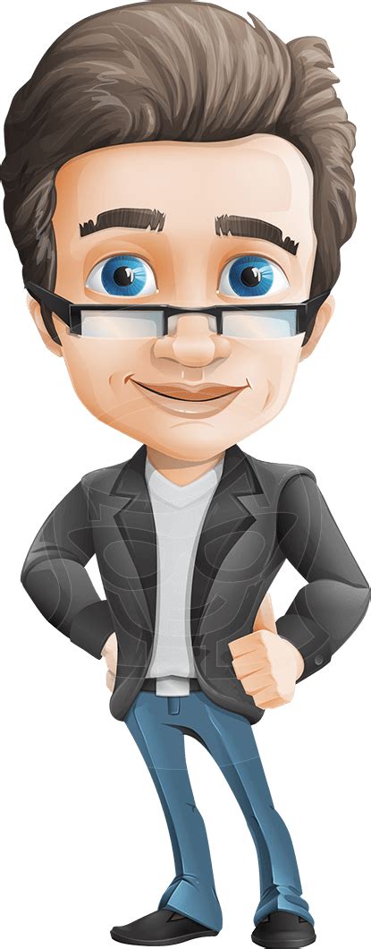 Vector Business Man Cartoon Character Design Graphicmama Cartoon