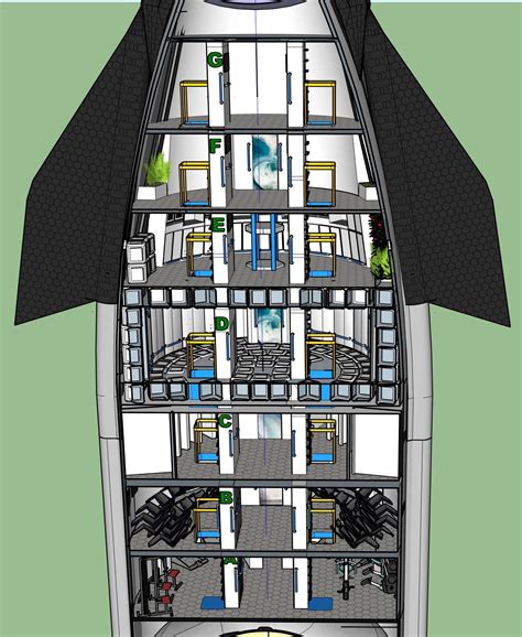 Spacex Starship Interior Concept For 100 Passengers Spacex Starship