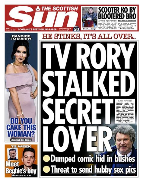 Good Morning From The Scottish Sun Heres Todays Front Page