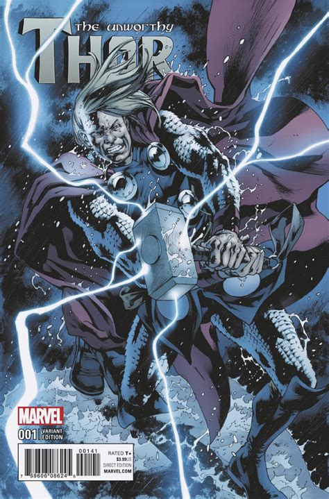 The Unworthy Thor 1 Variant Cover By Bryan Hitch Comic Art Community
