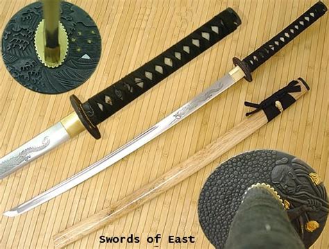 Bushido Japanese Swords Tatsu Katana Natural Wood