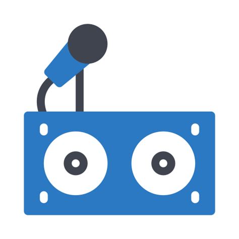 Voice Recorder Generic Blue Icon