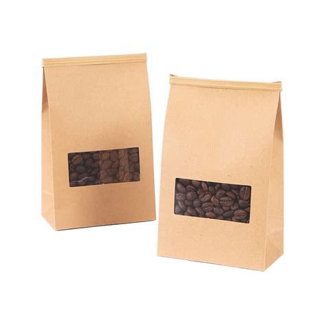 Kraft Paper Coffee Bags Wtin Tie 24pc Party Supplies 24 Pieces