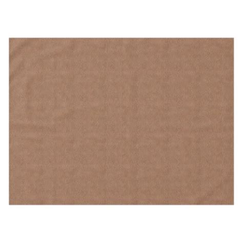 Faux Leather Natural Brown Tablecloth Zazzle
