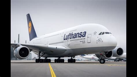 Lufthansa Airbus A380 First Landing In Munich Cabin Tour Official