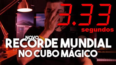 NOVO RECORDE MUNDIAL DO CUBO MÁGICO SEGUNDOS PASSO A PASSO YouTube