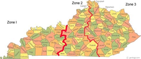 Time Zone Map Of Kentucky 2024 Schedule 1