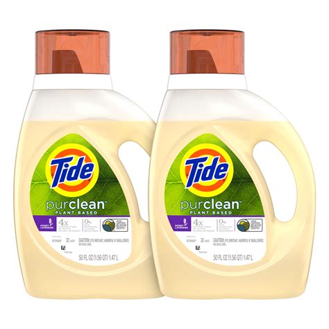 Tide Purclean Plant Based Laundry Detergent Honey Lavender Scent 2