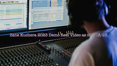 Zane Kuchera 2023 Music Demo Reel As Of 6 18 23 Youtube Music