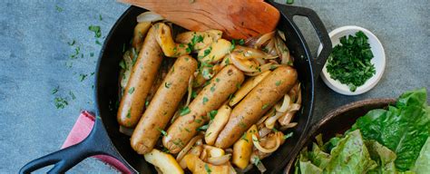 Reduce heat to medium and add remaining 2 tb olive oil to the pan. Products - Dinner Sausage - Organic Chicken & Apple ...