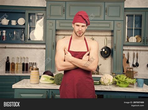 Naked Man Cooking Telegraph