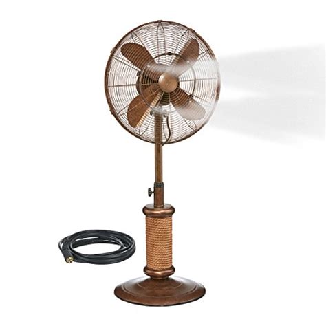 Indoor Outdoor Misting Floor Standing Pedestal 18 Fan