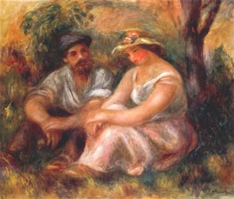 Seated Couple Pierre Auguste Renoir Sell Paintings Online Selling