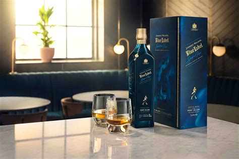 Black background, alcohol, bottles, johnnie walker. Johnnie Walker' Latest Blue Label Expression Will Haunt ...