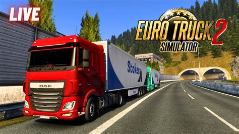 Live Euro Truck Simulator Today Driving Daf Xf Sleeper Truck