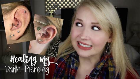 How I Healed My Daith Piercing Pictures Youtube