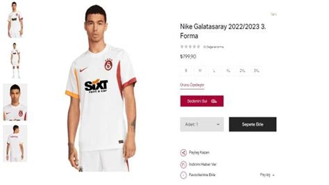 Galatasaray 2022 2023 Yeni Forma Fiyatı