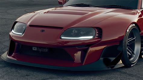 Toyota Supra Mk4 Stage 1 Custom Wide Body Kit By Hycade Ver1 Buy With