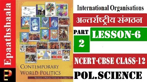 Ncert Chapter 6 International Organisations Class 12 Political